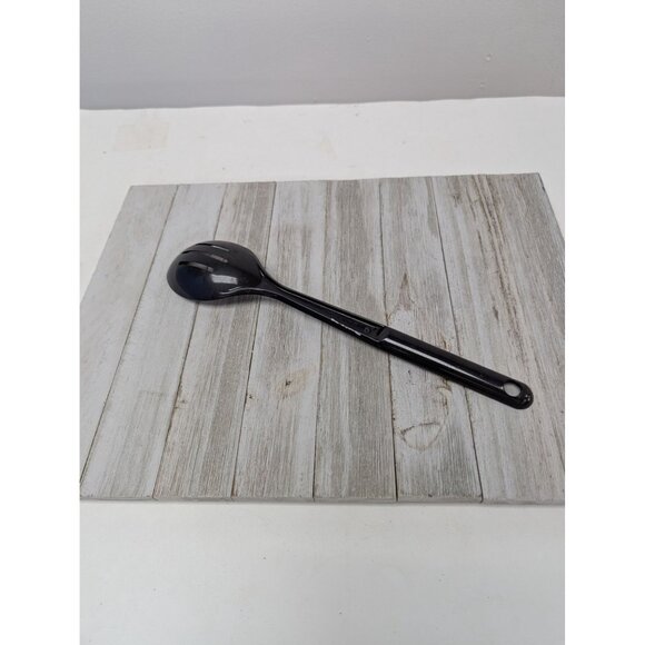 Tupperware #1 Serving Slotted Spoon Black 12" Utensil Kitchen #1815 - Picture 4 of 7